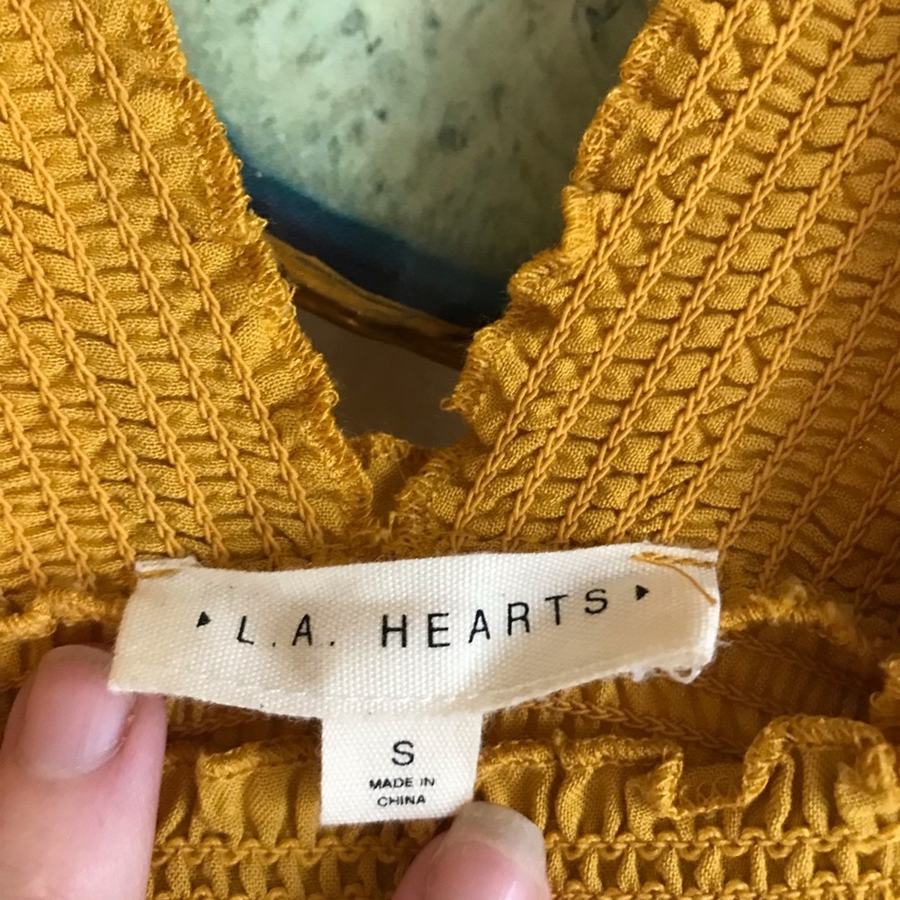 Yellow Crop Top - Picture 4 of 4